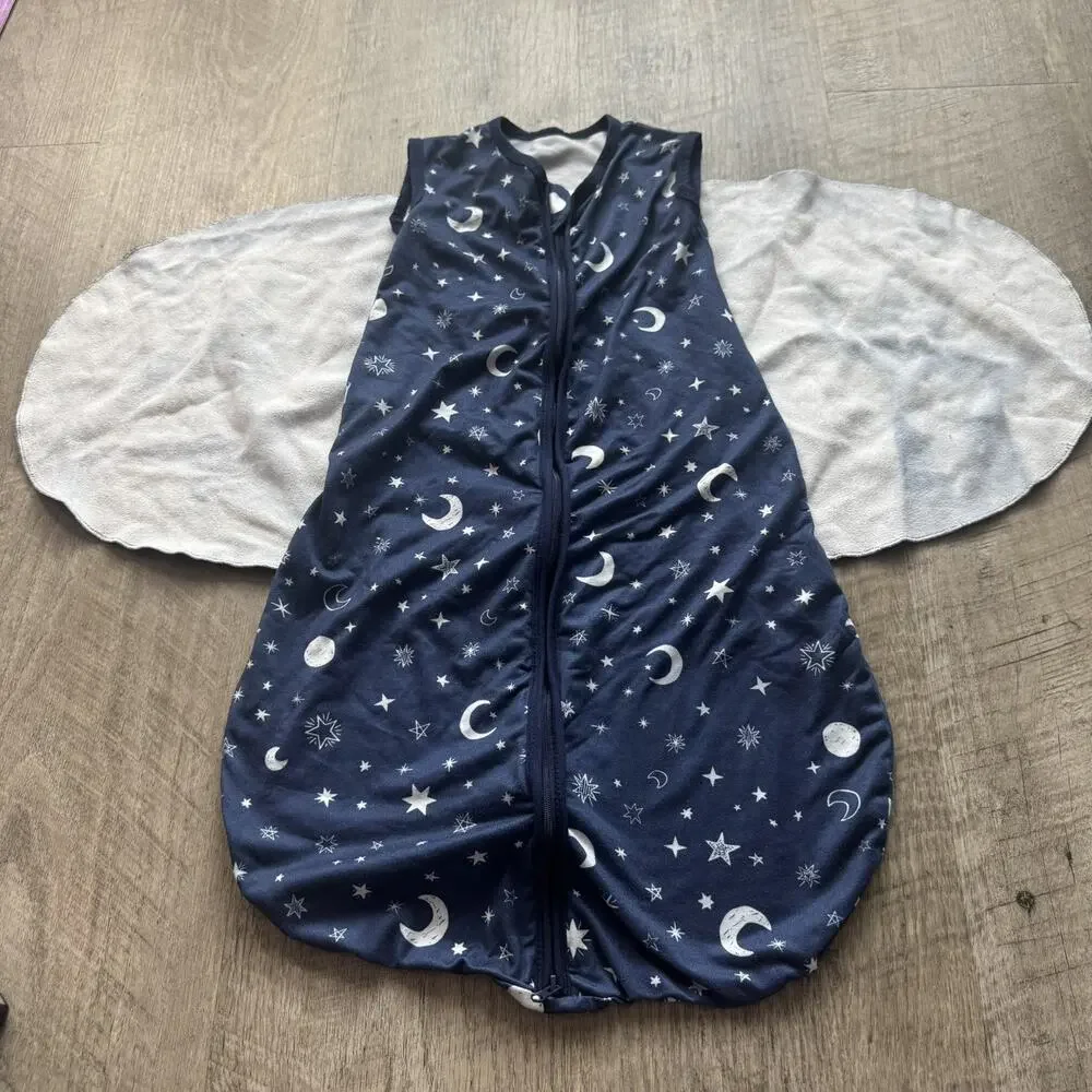 Lot 3 BSTOPPT Newborn Sleep Sack Celestial Baby Swaddle Adjustable Wearable 0-6